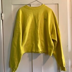 Electric Yellow Champion Crewneck